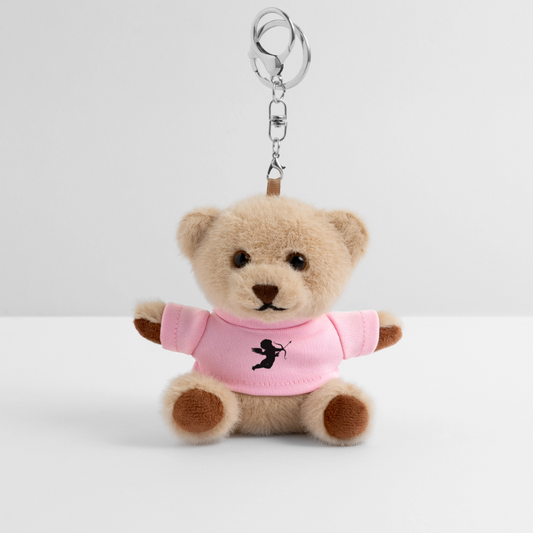 Kuscheltier Schlüsselanhänger - personalisierbar - Rosa