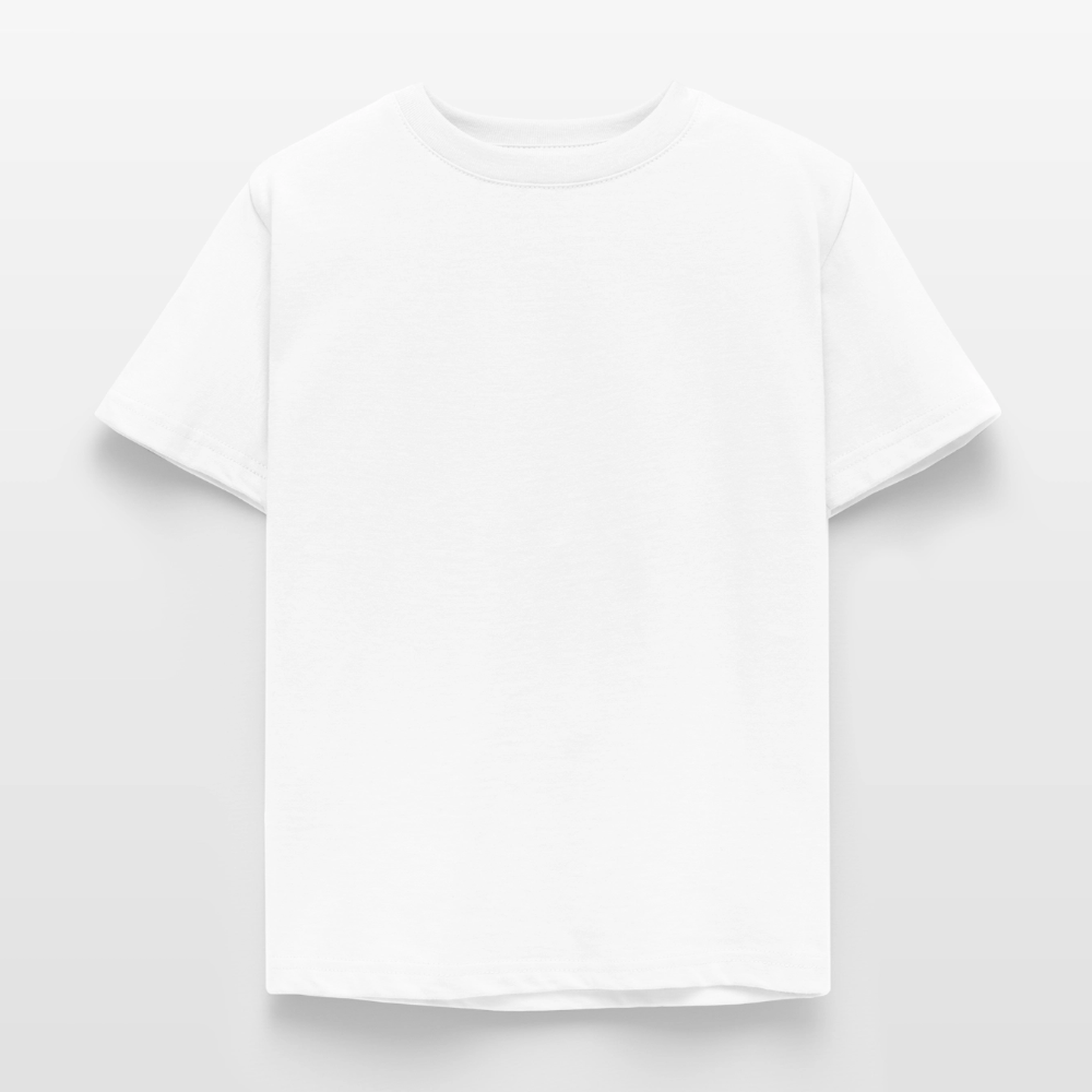 Kinder T-Shirt - personalisierbare Vorder- und Rückseite - Weiß