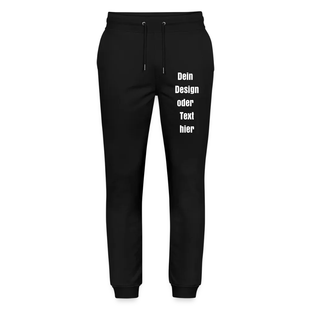 Stanley/Stella Unisex Bio Jogginghose Mover - personalisierbar - Schwarz