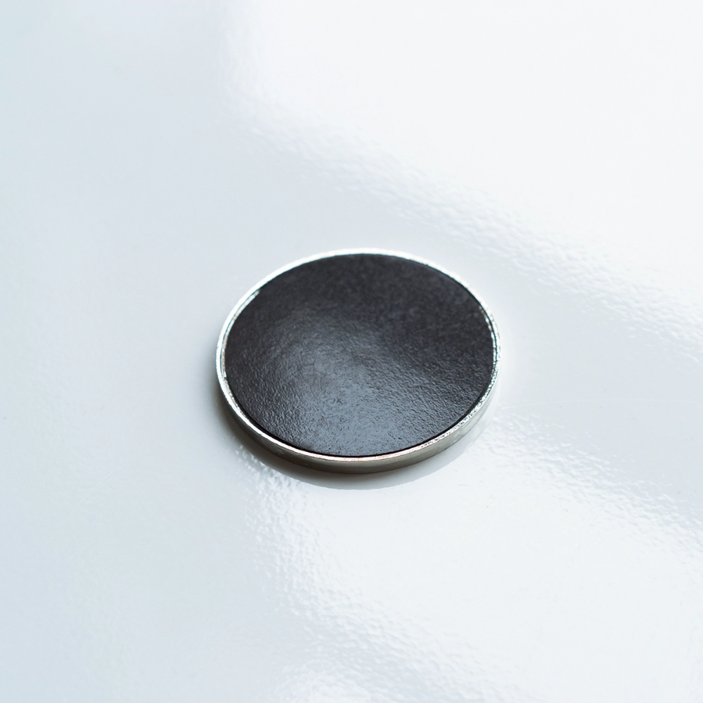 Runder Kühlschrankmagnet - personalisierbar - Weiß