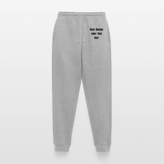 Frauen Premium Bio Jogginghose - personalisierbar - Grau meliert