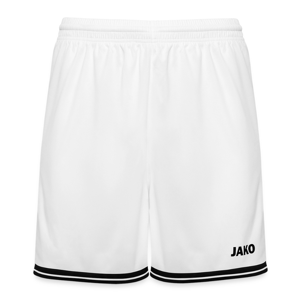 JAKO Basketball Short Center 2.0 - personalisierbar - Weiß/Schwarz
