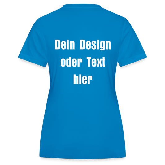 JAKO Frauen Trikot Team - personalisierbare Vorder- und Rückseite - Saphirblau