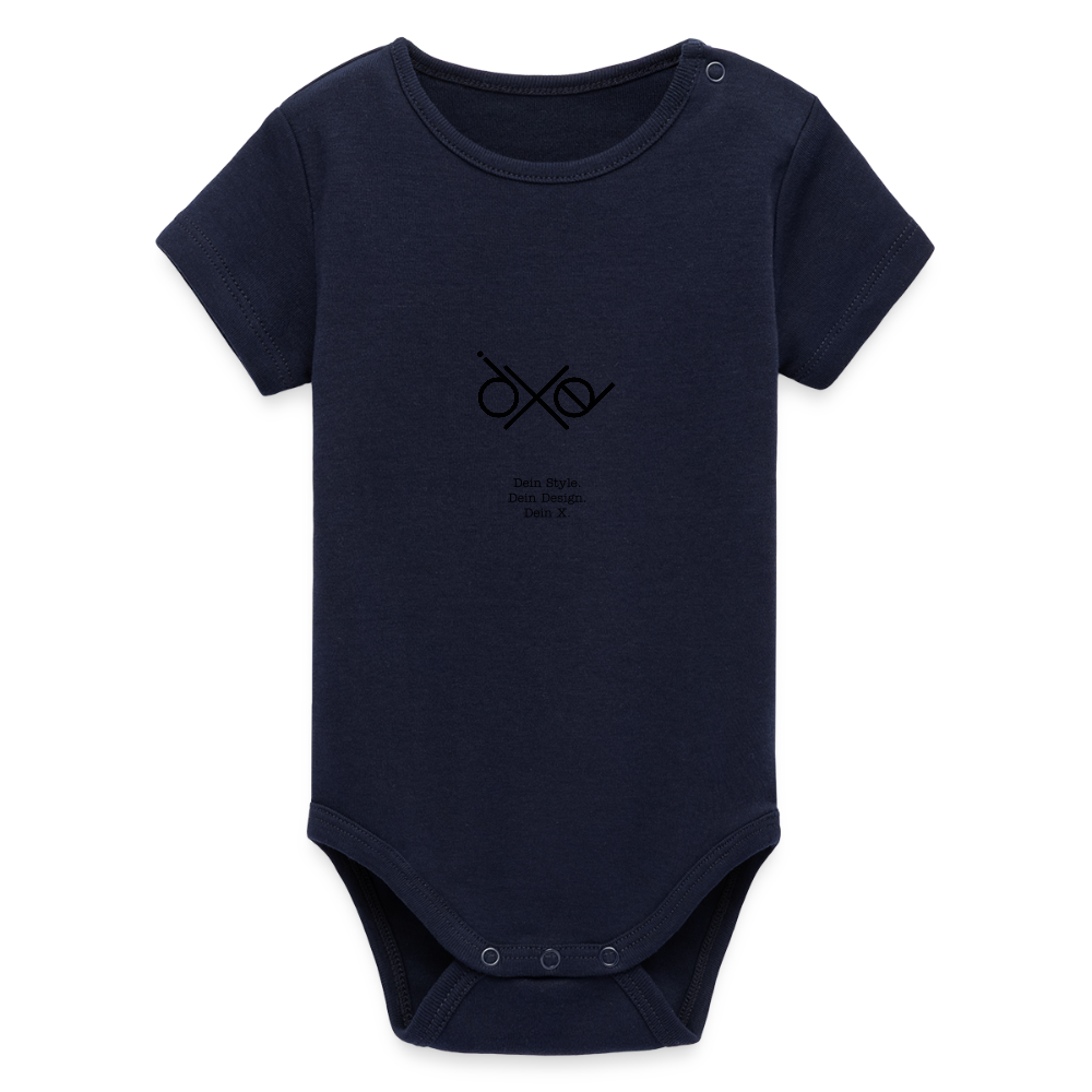 Stanley/Stella Baby Bio Kurzarm-Body - personalisierbar - Navy
