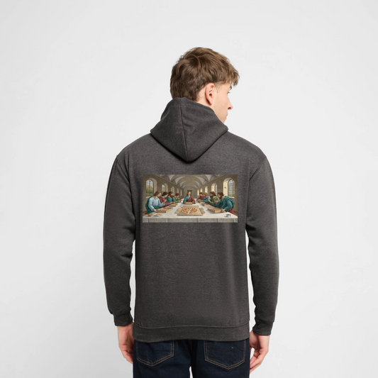 Das Teamevent. Renaissance-Motiv Motiv-Hoodie unisex, Farbe Anthrazit, Model