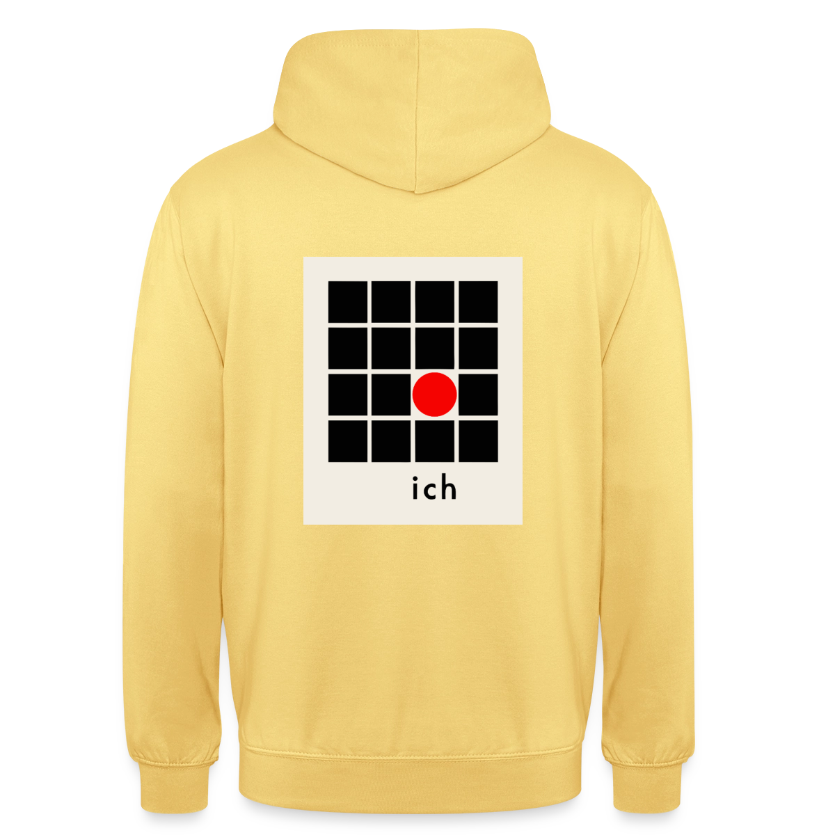 Ich bin die Ausnahme. Motiv-Hoodie unisex, Farbe Zitronengelb
