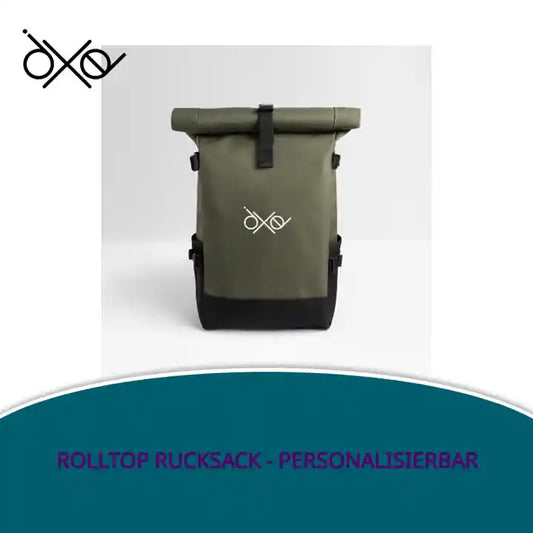 Rolltop Rucksack - personalisierbar by@Outfy
