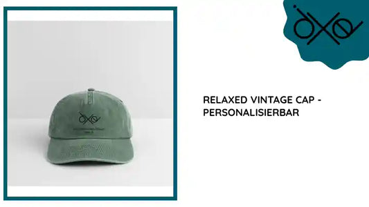Relaxed Vintage Cap - personalisierbar by@Outfy