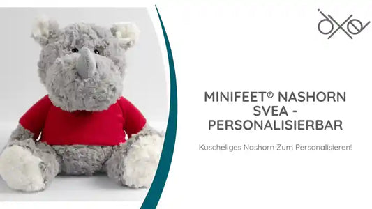 MiniFeet® Nashorn Svea - personalisierbar by@Outfy