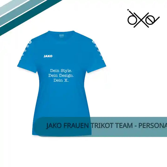 JAKO Frauen Trikot Team - personalisierbare Vorder- und Rückseite by@Outfy
