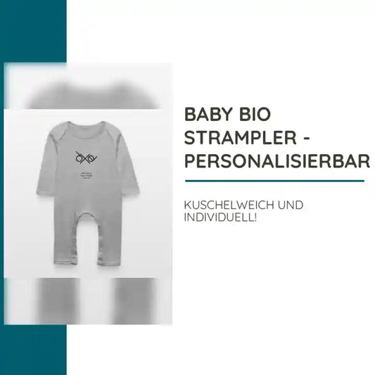 Baby Bio Strampler - personalisierbar by@Outfy