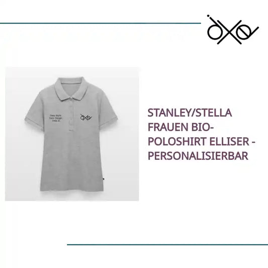 Stanley/Stella Frauen Bio-Poloshirt ELLISER - personalisierbar by@Outfy