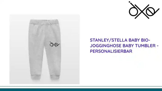 Stanley/Stella Baby Bio-Jogginghose Baby Tumbler - personalisierbar by@Outfy