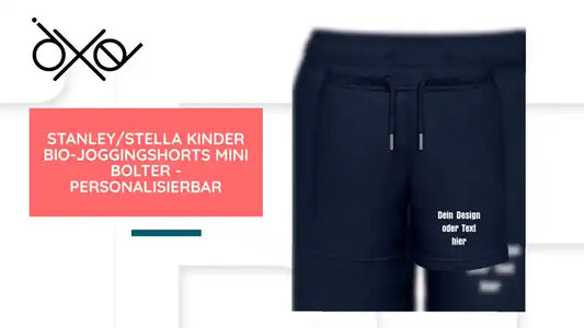 Stanley/Stella Kinder Bio-Joggingshorts MINI BOLTER - personalisierbar by@Outfy