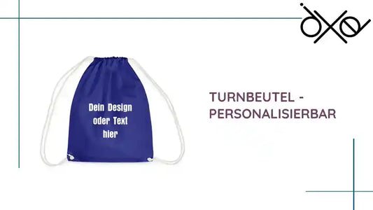 Turnbeutel - personalisierbar by@Outfy