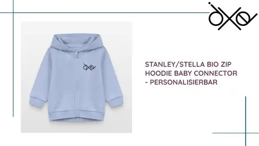 Stanley/Stella Bio Zip Hoodie BABY CONNECTOR - personalisierbar by@Outfy