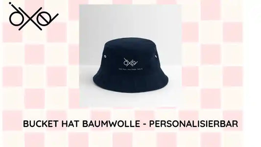 Bucket Hat Baumwolle - personalisierbar by@Outfy