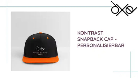 Kontrast Snapback Cap - personalisierbar by@Outfy