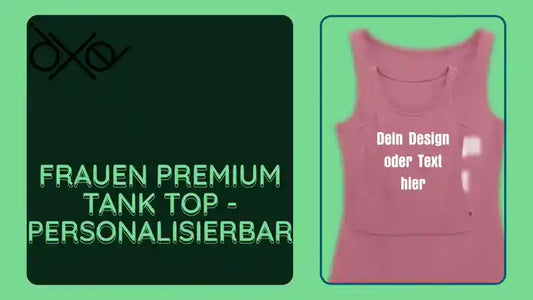 Frauen Premium Tank Top - personalisierbar by@Outfy