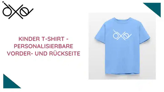 Kinder T-Shirt - personalisierbare Vorder- und Rückseite by@Outfy