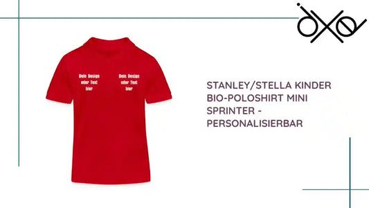 Stanley/Stella Kinder Bio-Poloshirt MINI SPRINTER - personalisierbar by@Outfy