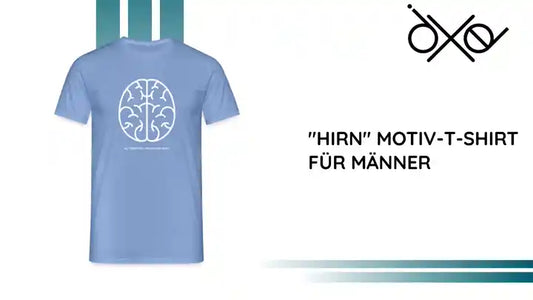 "Hirn" Motiv-T-Shirt für Männer by@Outfy