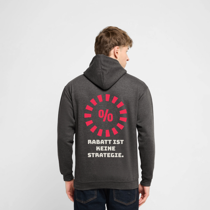 Einkauf: Rabatt ist keine Strategie. auf Unisex Hoodie