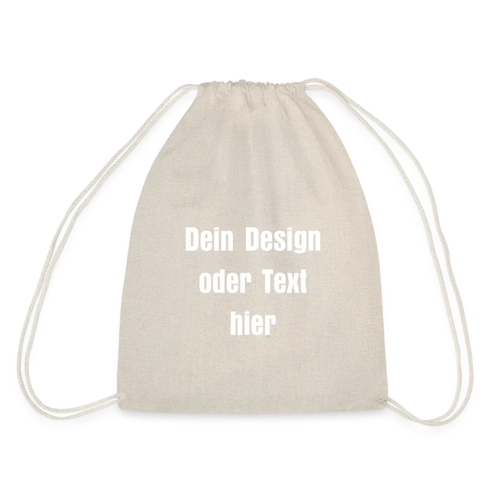 Turnbeutel - personalisierbar - Natur