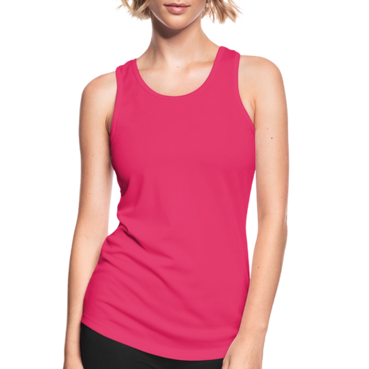 Funktionelles Frauen Tank Top atmungsaktiv - personalisierbar - Fuchsia