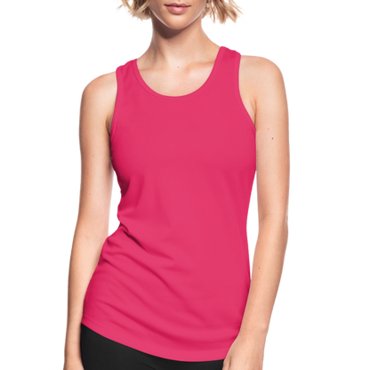 Funktionelles Frauen Tank Top atmungsaktiv - personalisierbar - Fuchsia