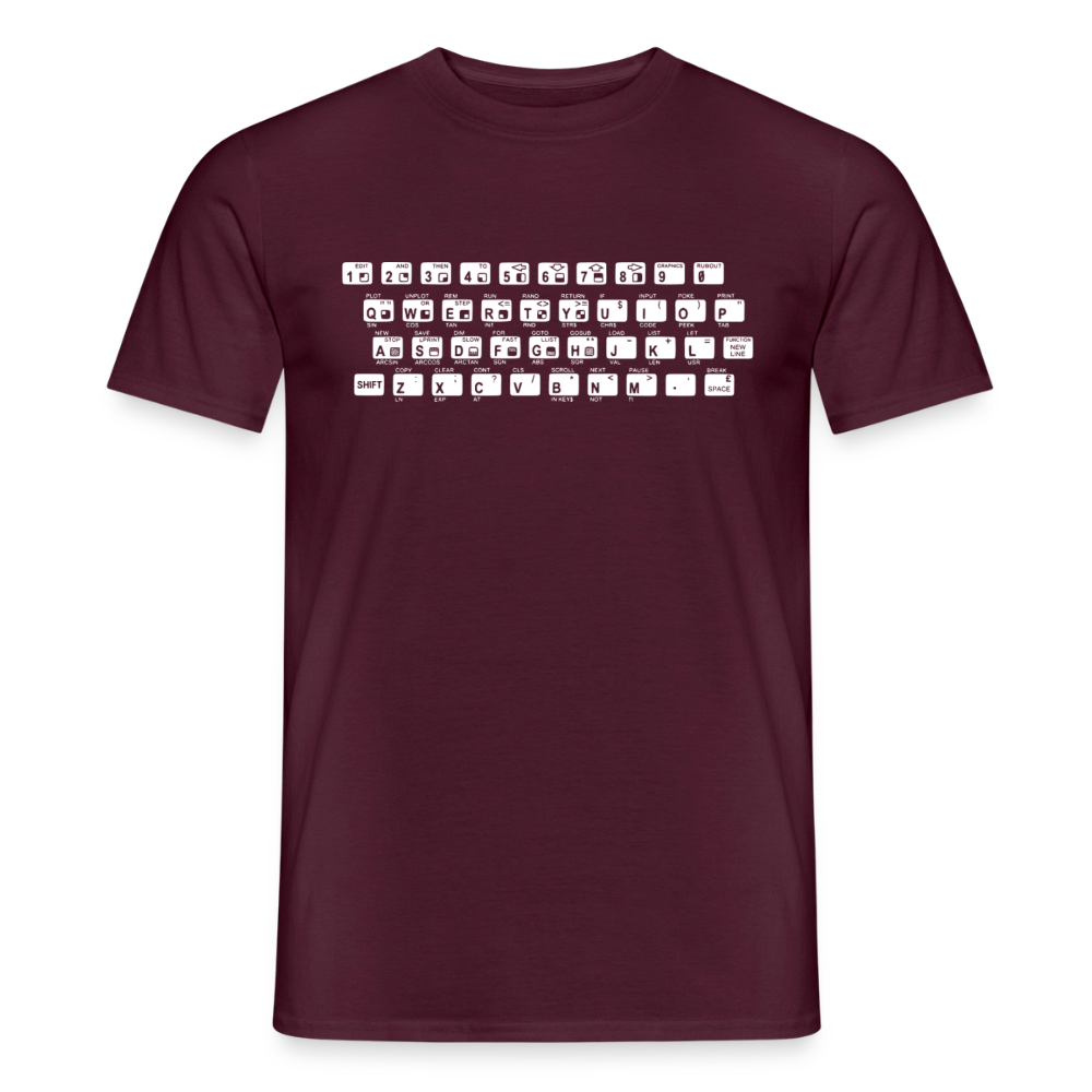 48K ZX Spectrum Retro T-Shirt für Herren - Ziegelrot