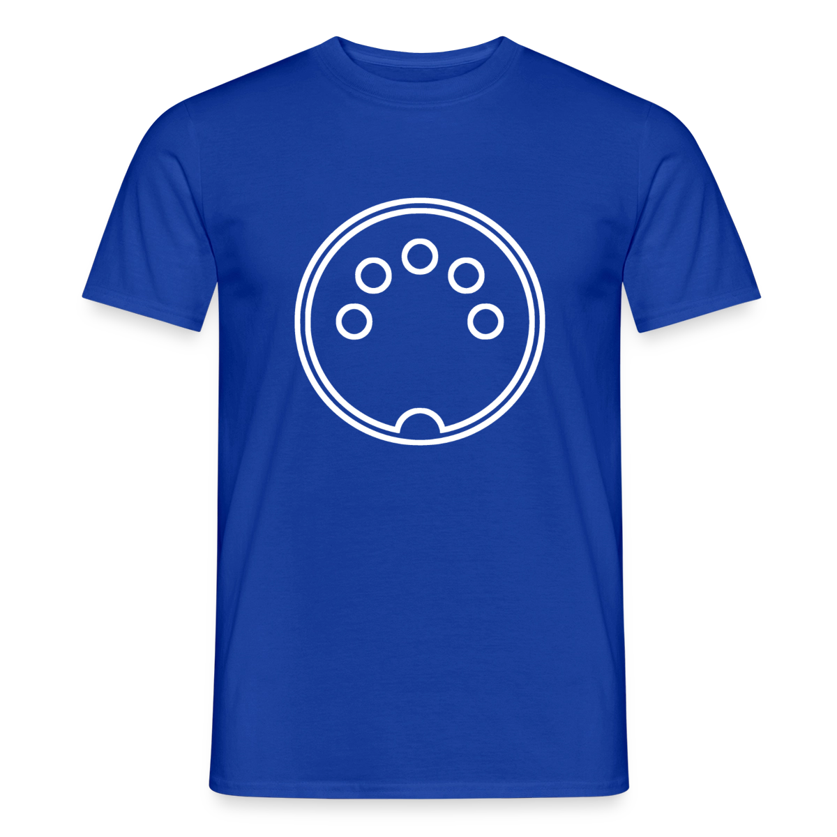 "DIN 41524" Motiv-T-Shirt für Männer, Farbe Dunkelblau