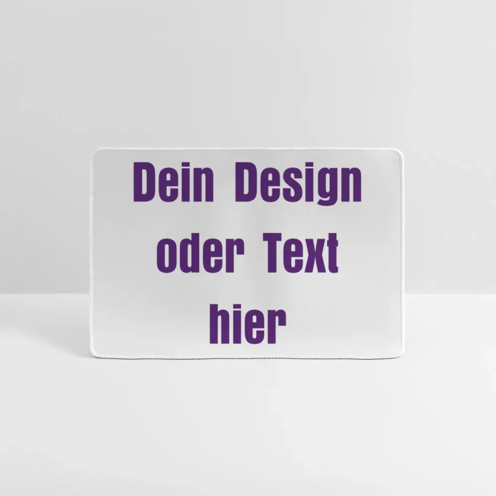 Gaming Mousepad - personalisierbar - Grau