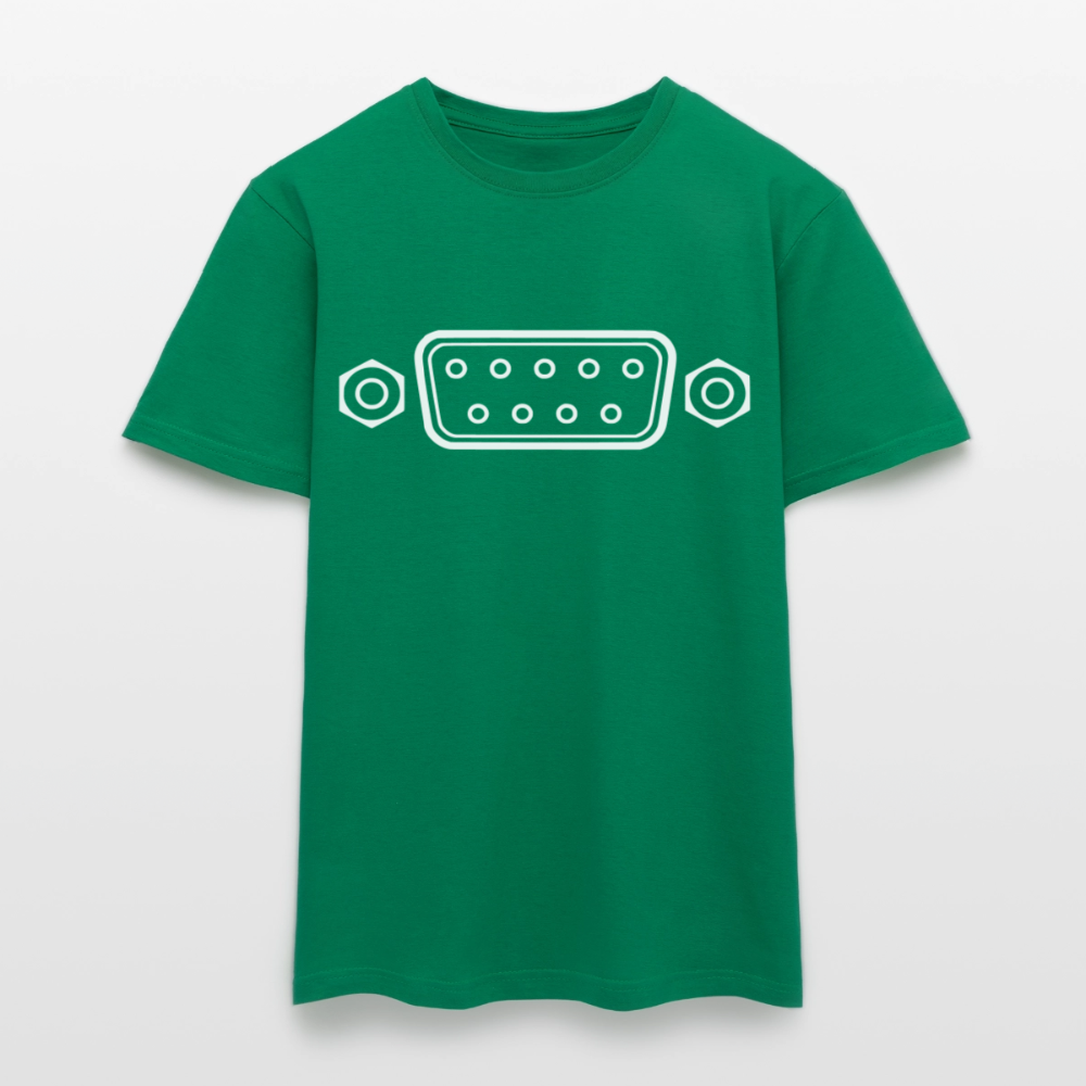DB-9 RS-232 Retro T-Shirt für Herren - Kelly Green