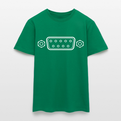 DB-9 RS-232 Retro T-Shirt für Herren - Kelly Green