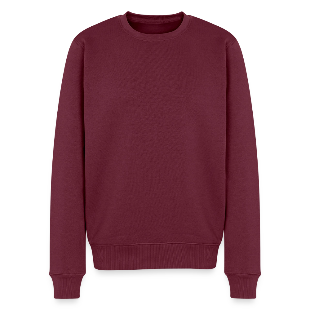 Männer Premium Pullover - personalisierbar - Burgunderrot