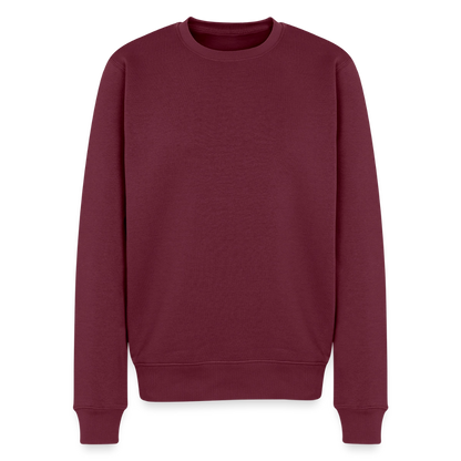 Männer Premium Pullover - personalisierbar - Burgunderrot