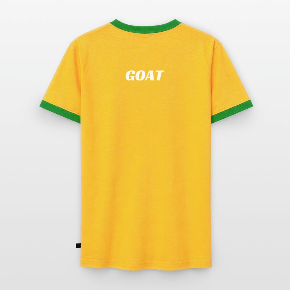 Männer T-Shirt "GOAT" - Grau/Navy 