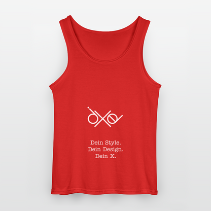 Gildan Männer Tank Top - personalisierbar - Rot