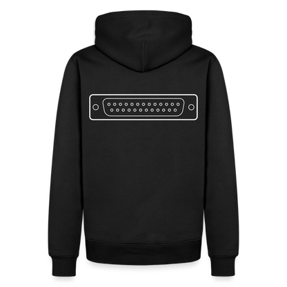 DB-25 LPT1 Retro Hoodie für Herren - Schwarz