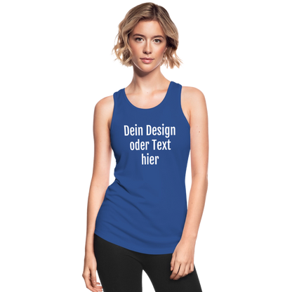 Funktionelles Frauen Tank Top atmungsaktiv - personalisierbar - Royalblau