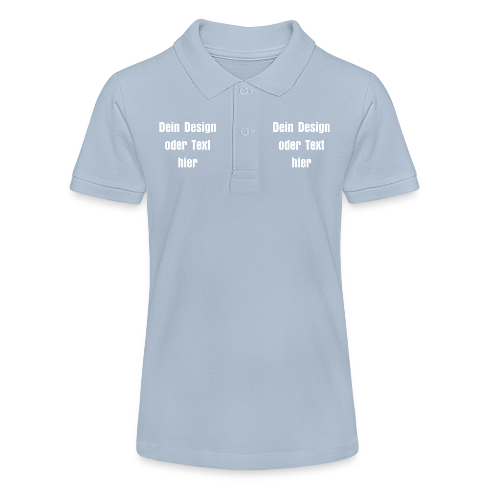 Stanley/Stella Teenager Bio-Poloshirt MINI SPRINTER - personalisierbar - sky Blue