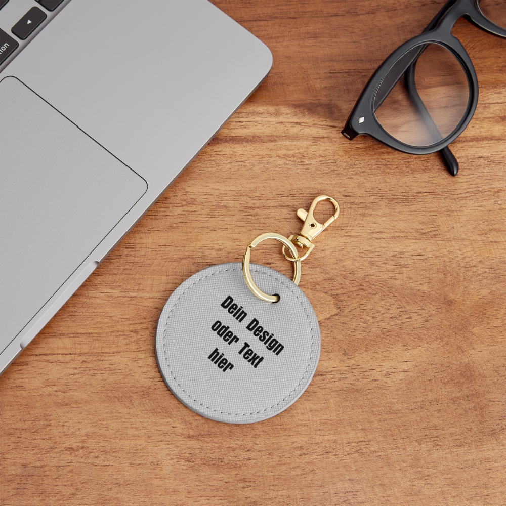 BOUTIQUE Schlüsselanhänger - personalisierbar - Grau