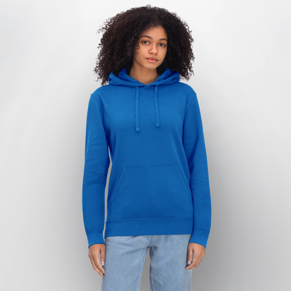 Stanley/Stella Unisex Bio-Hoodie DRUMMER - personalisierbare Vorder- und Rückseite - Königsblau