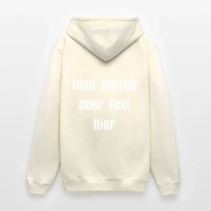 Unisex Hoodie - personalisierbare Vorder- und Rückseite - Vanille-Milchshake