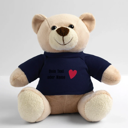Teddy "Valentine" - personalisierbarer Text oder Name - French Navy