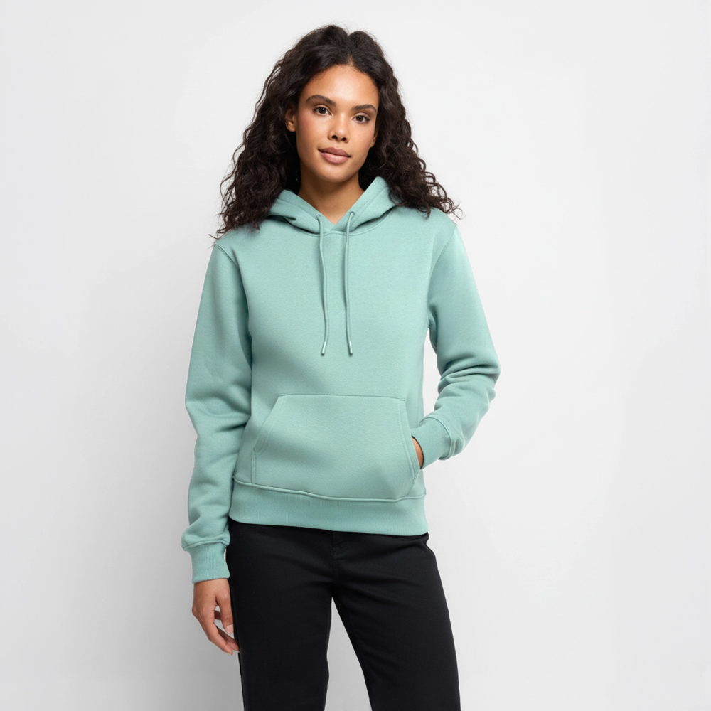 Frauen Premium Hoodie - personalisierbare Vorder- und Rückseite - Mint 