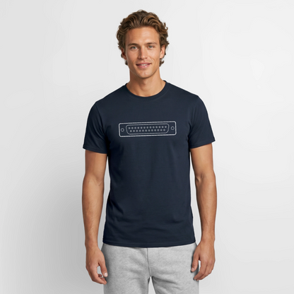 "LPT1" Motiv-T-Shirt für Männer, Farbe Navy