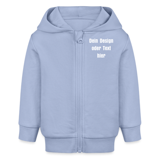 Stanley/Stella Bio Zip Hoodie BABY CONNECTOR - personalisierbar - Sky