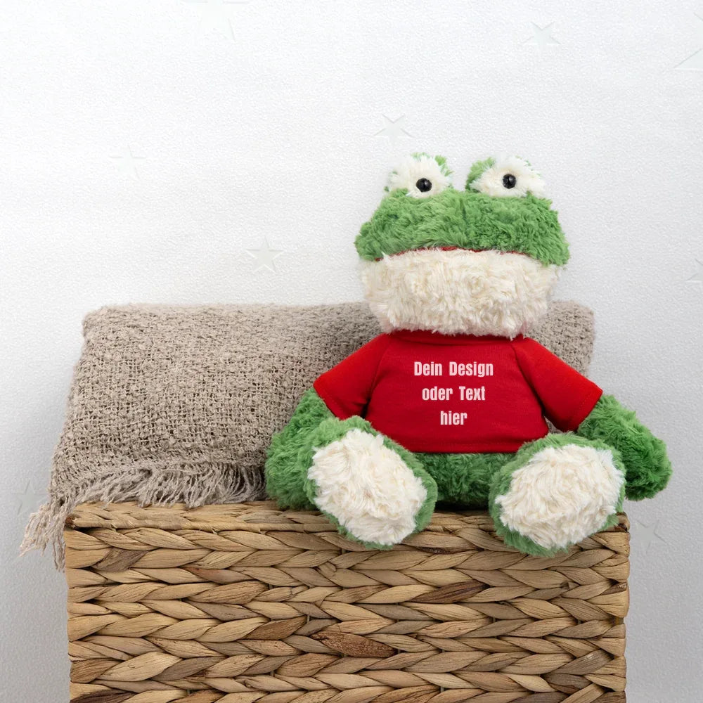 MiniFeet® Frosch Torge - personalisierbar - Rot